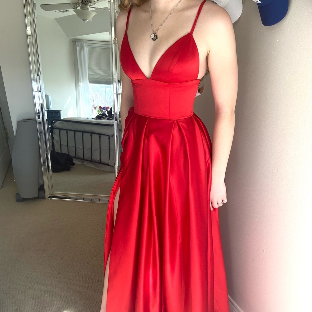 A-line Minimalist Prom Formal Evening Dress